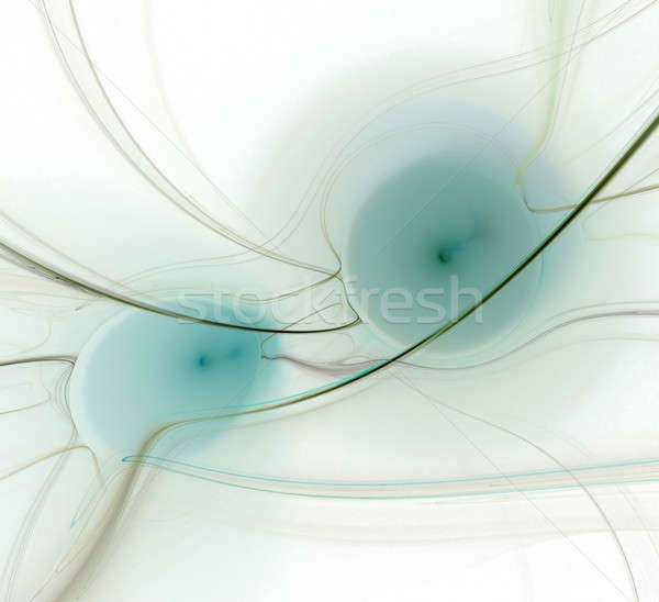 Dois esferas 3D plasma energia Foto stock © ArenaCreative