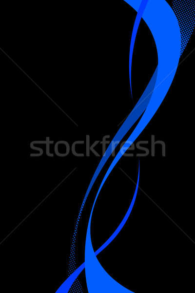 Azul curvas colorido tridimensional disposición Foto stock © ArenaCreative