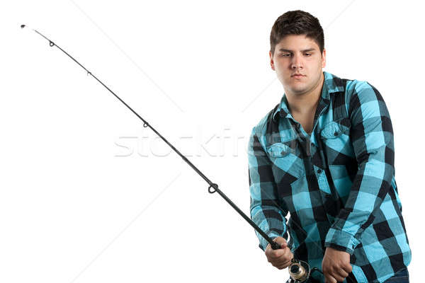 Teenage Fisherman Stock photo © arenacreative