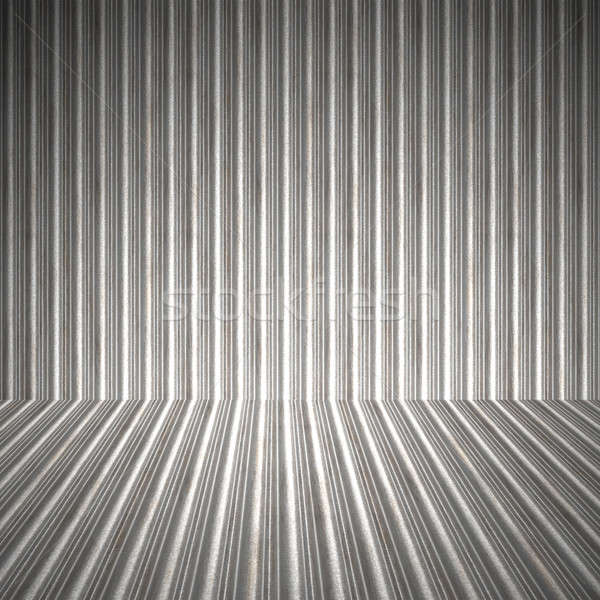 Stock photo: Corrugated Metal Interior