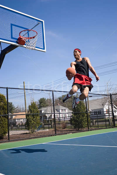 Skilled Basketball Player Stock photo © ArenaCreative