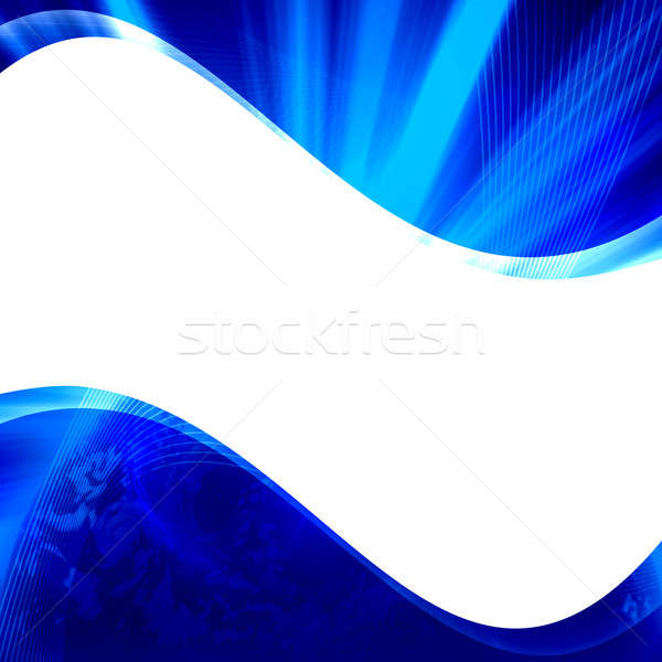Blauw dynamisch aarde lay-out wereld ruimte Stockfoto © ArenaCreative