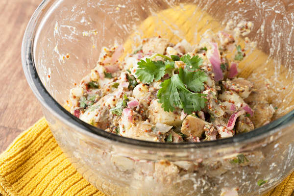 Potato Salad Bowl Stock photo © arenacreative