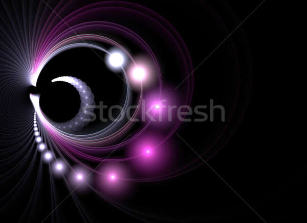 Abstract fractal draaikolk exemplaar ruimte stijl textuur Stockfoto © ArenaCreative