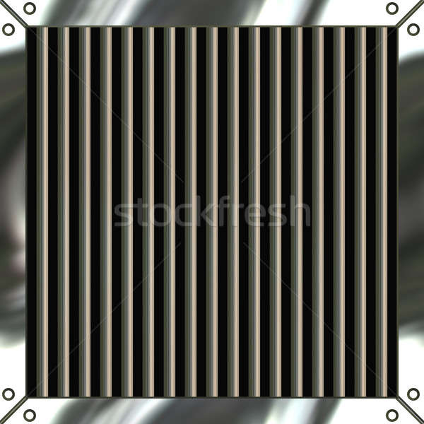Shiny Metal Grille Stock photo © ArenaCreative