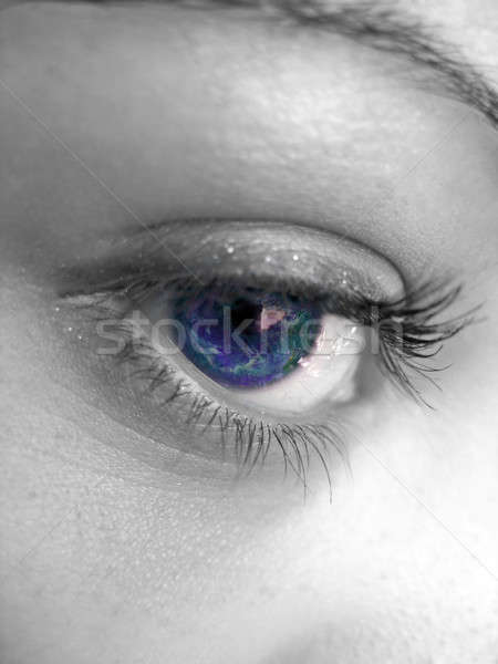 Earth Eye Stock photo © ArenaCreative
