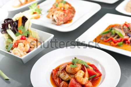 Stock photo: Variety of Thai Foods