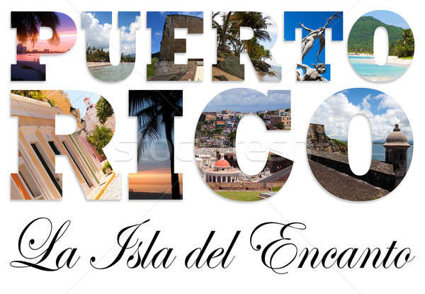 Puerto Rico Collage Stock photo © ArenaCreative