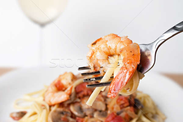 Shrimp Scampi Stock photo © ArenaCreative
