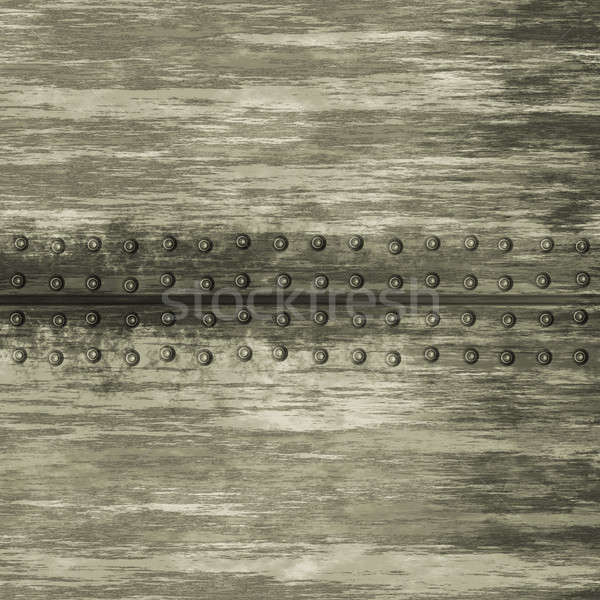Schmutzig verwitterten Stahl Metall Platte Fliesen Stock foto © ArenaCreative
