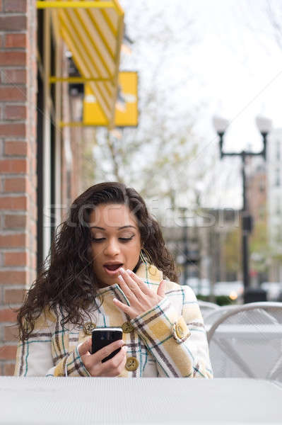 Surprising Text Message Stock photo © ArenaCreative