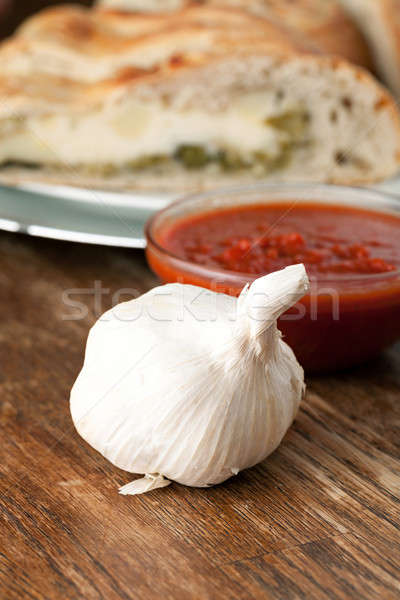 Stock photo: Garlic Bulb