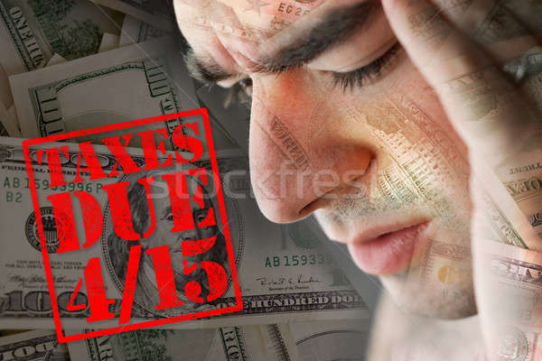 Stressed Over Taxes Due Stock photo © ArenaCreative
