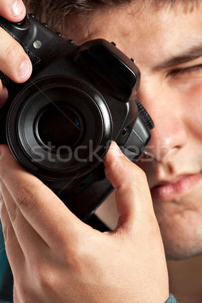 Teenager Taking Pictures Stock photo © ArenaCreative