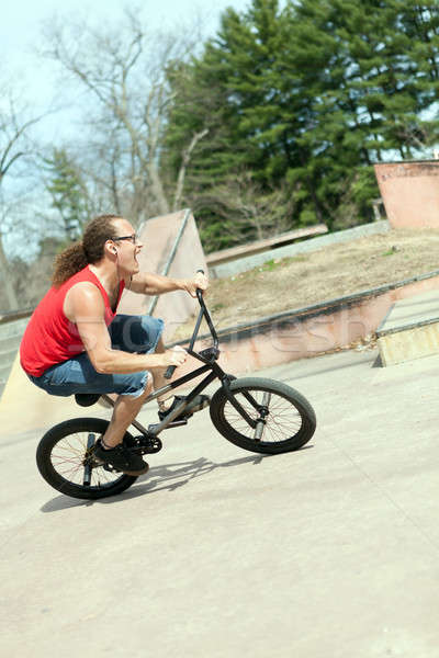BMX Rider Having Fun Stock photo © arenacreative