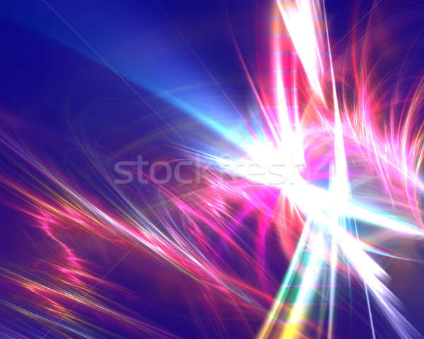 Electric Rainbow Fractal Stock photo © ArenaCreative