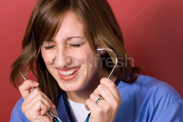 Funny Nurse Stock photo © ArenaCreative