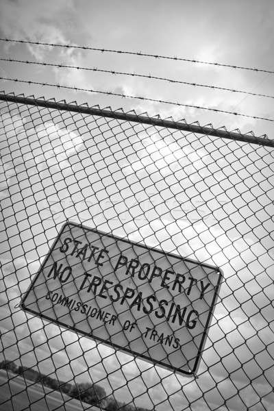 Stock photo: No Trespassing Sign