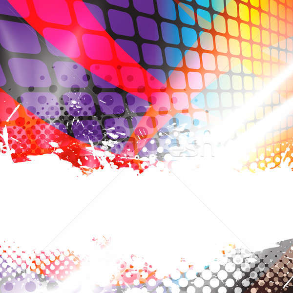Halftone Splatter Layout Stock photo © ArenaCreative