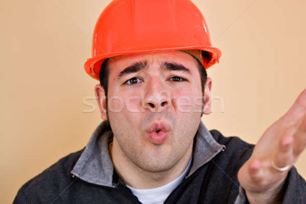 Frustrated Construction Worker Stock photo © ArenaCreative