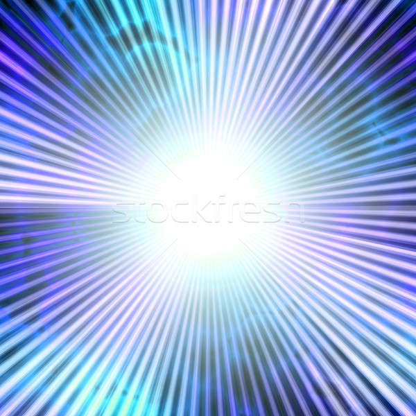 Bleu solaire vortex lumineuses illustration soleil Photo stock © ArenaCreative