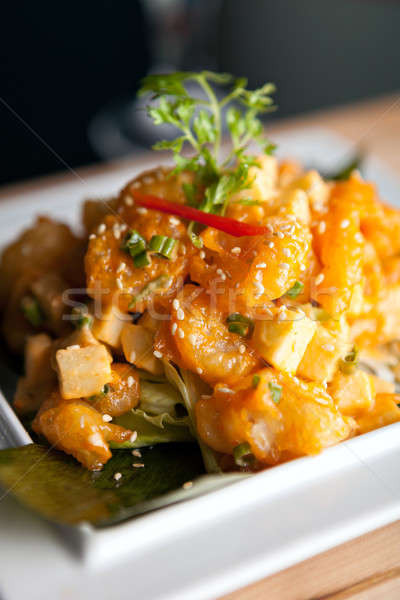 Croustillant thai crevettes plat pomme Photo stock © arenacreative