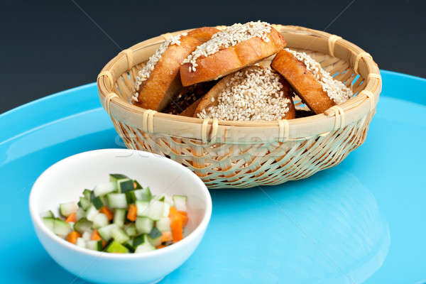 Stock photo: Thai Shrimp Sesame Toasts