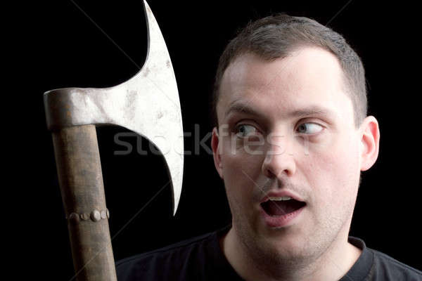 A Man Getting the Axe Stock photo © ArenaCreative