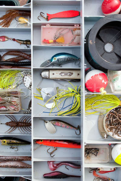 Fishing Tackle Box Stock photo © ArenaCreative