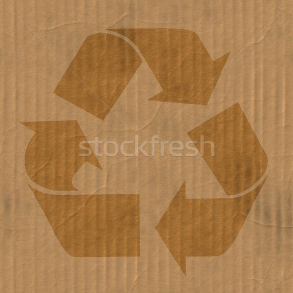 Karton textuur rimpels abstract achtergrond patroon Stockfoto © ArenaCreative