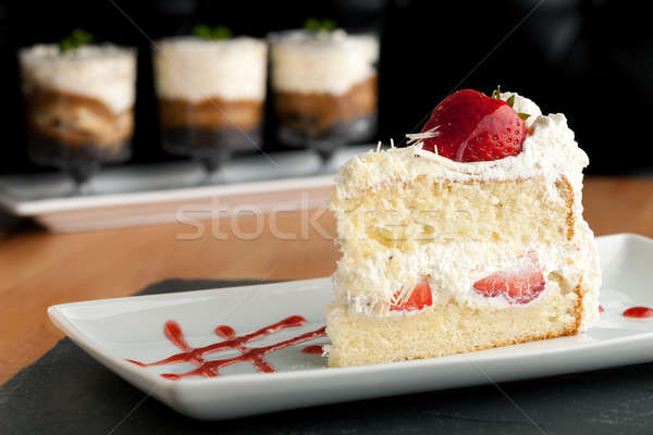 Strawberry Shortcake Stock photo © arenacreative