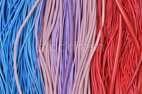 Cables redes ordenador negocios textura Foto stock © Arezzoni