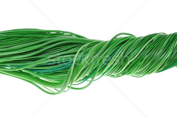 Bundles of green cables Stock photo © Arezzoni