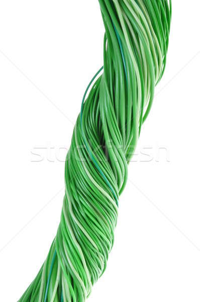 Bundles of green cables Stock photo © Arezzoni
