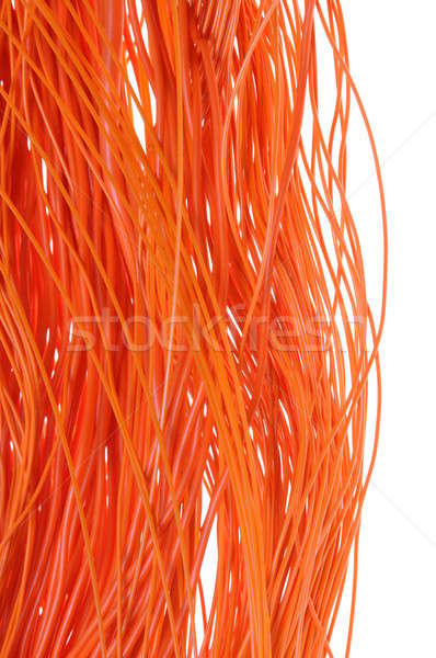 Orange câbles résumé design internet réseau [[stock_photo]] © Arezzoni