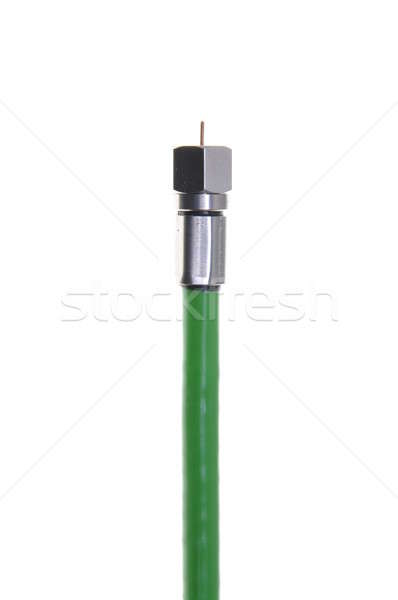 зеленый кабеля компьютер технологий белый проволоки Сток-фото © Arezzoni