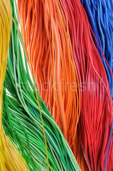 Colored wires Stock photo © Arezzoni