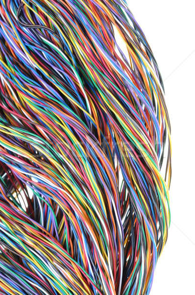 Multicolored computer cables Stock photo © Arezzoni