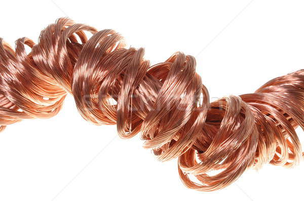 Stock photo: Copper wires
