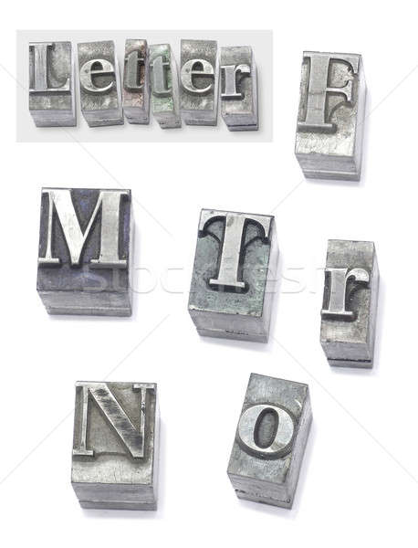 letter - set type Stock photo © Ariusz