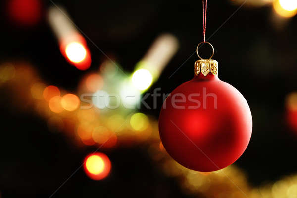 Noël décoration verre balle célébration réflexion [[stock_photo]] © Ariusz
