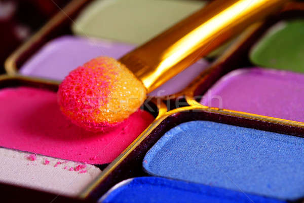 Fard à paupières coloré maquillage cosmétiques mode [[stock_photo]] © Ariusz