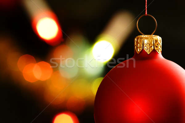 Noël décoration verre balle célébration réflexion [[stock_photo]] © Ariusz