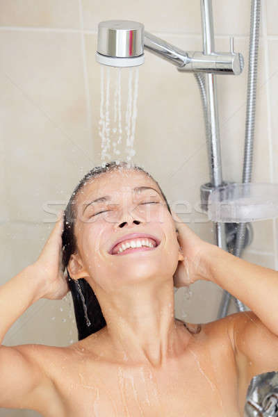 Woman washing hair Stock photo © Ariwasabi