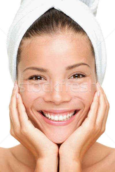 Spa beauté femme souriante portrait belle [[stock_photo]] © Ariwasabi