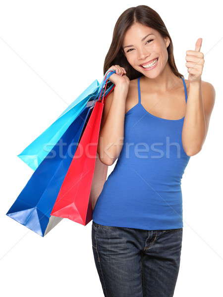 [[stock_photo]]: Shopping · femme · succès