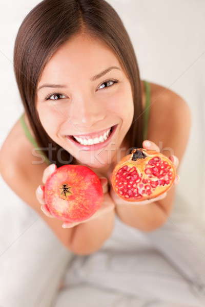 Pomegranate fruit woman  Stock photo © Ariwasabi