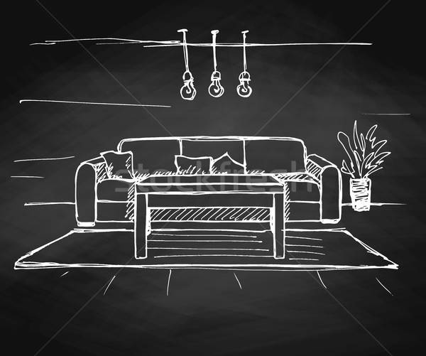 chalkboard 3d clock drawing