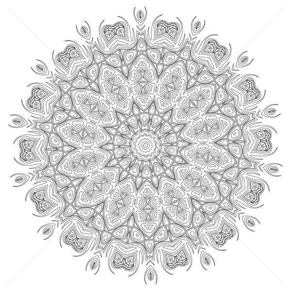 Foto stock: Mandala · étnicas · decorativo · elementos · vintage