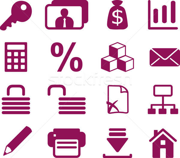 Www ecommerce iconos Internet Foto stock © arlatis